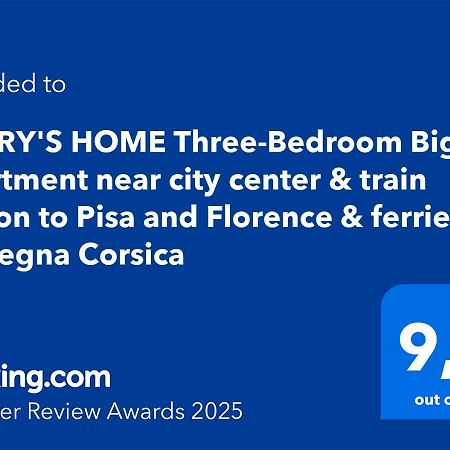 Gabry'S Home Three-Bedroom Big Apartment Near City Center & Train Station To Pisa And Florence & Ferries To Sardegna Corsica Livorno Dış mekan fotoğraf